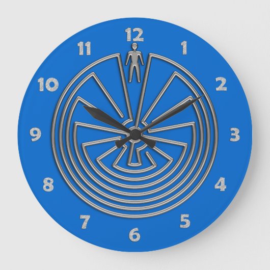 Grande Horloge Ronde L'Homme dans la mer (Recto)