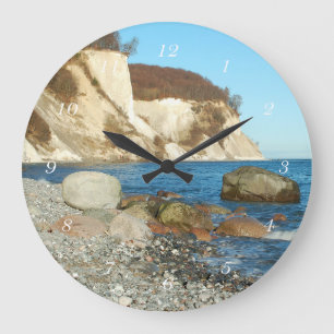 Grande Horloge Ronde L'horloge arrondit des rochers de craie sur des