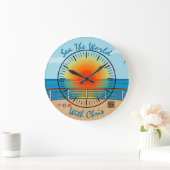 Grande Horloge Ronde L'Horloge Mondiale De La Mer (Maison)