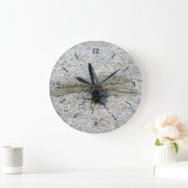 Grande Horloge Ronde libellule (Maison)
