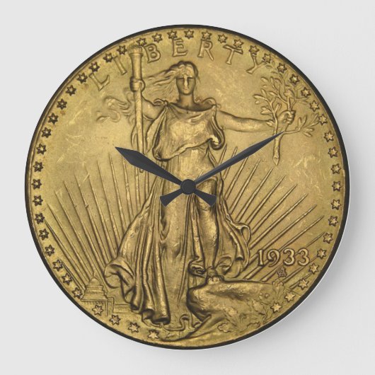 Grande Horloge Ronde Liberty Coin (Recto)