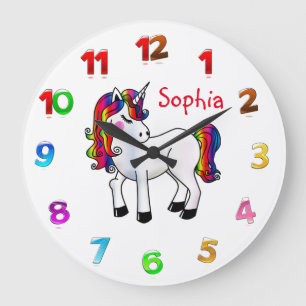 Grande Horloge Ronde Licorne