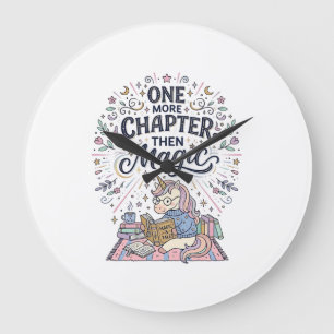 Grande Horloge Ronde Licorne Un Chapitre De Plus Puis Magie Impression
