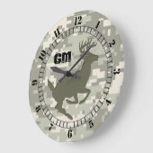 Grande Horloge Ronde Light Storm Digital Camouflage (Angle)