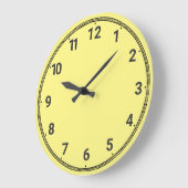 Grande Horloge Ronde Light yellow (Angle)