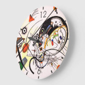 Grande Horloge Ronde Ligne transversale - Kandinsky (Angle)