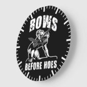 Grande Horloge Ronde Lignes avant les trous - Dumbbell Dumbbell Row Wor (Angle)