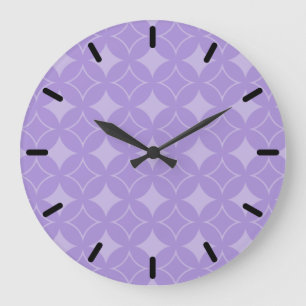 Grande Horloge Ronde Lilac shippo pattern