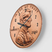 Grande Horloge Ronde Lincoln Penny (Angle)
