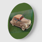 Grande Horloge Ronde Lincoln Zephyr 1939 (Angle)