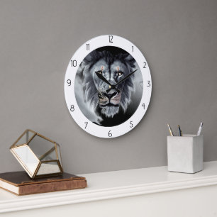 GRANDE HORLOGE RONDE LION