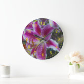 Grande Horloge Ronde Lis d'astronome (Maison)