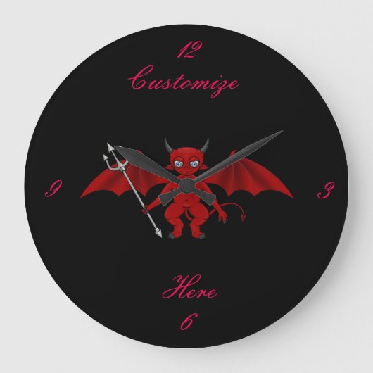 Grande Horloge Ronde Little Red Devil Thunder_Cove (Recto)
