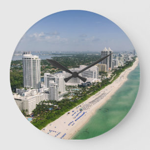 Grande Horloge Ronde Littoral   Urban Beach, Miami, Floride