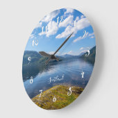 Grande Horloge Ronde Loch Lomond en Écosse, beautiful wall clock (Angle)