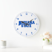 Grande Horloge Ronde Logo Indiana State (Maison)