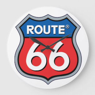 Grande Horloge Ronde Logo Route 66