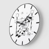 Grande Horloge Ronde Lollipop Man (Angle)