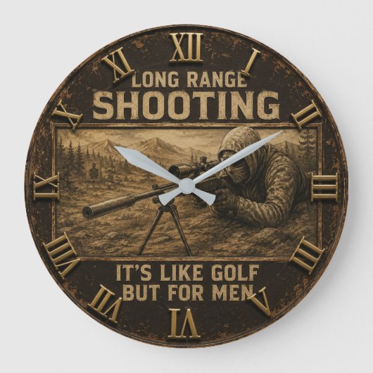 Grande Horloge Ronde Long Range Shooting Precision Marksman Rustic (Recto)