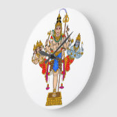 Grande Horloge Ronde Lord Ekpada Shiva Clock (Angle)