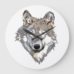 Grande Horloge Ronde Loup