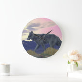 Grande Horloge Ronde Loup de grand pays (Maison)