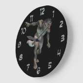 Grande Horloge Ronde Loup Wall Clock (Angle)