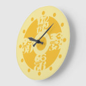 GRANDE HORLOGE RONDE LOVE GOLD RUSH COLORS BY MASANSER PIXELAT (Angle)