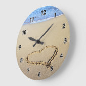 Grande Horloge Ronde Love Heart Beach (Angle)