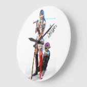 GRANDE HORLOGE RONDE LOVE ME TENDER (Angle)