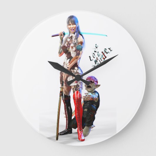 GRANDE HORLOGE RONDE LOVE ME TENDER (Recto)