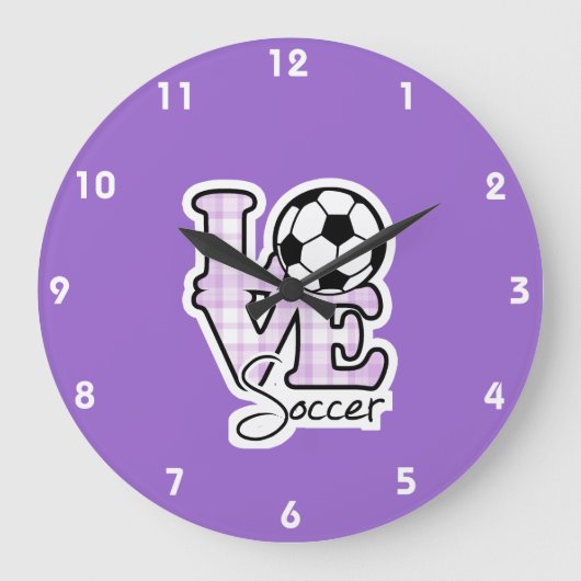 Grande Horloge Ronde Love Soccer (Recto)