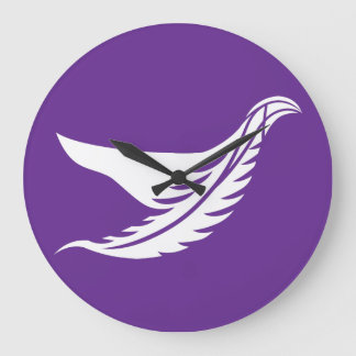 GRANDE HORLOGE RONDE LOVE WHITE BIRD BY MASANSER