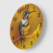 Grande Horloge Ronde Lueur d'or (Angle)