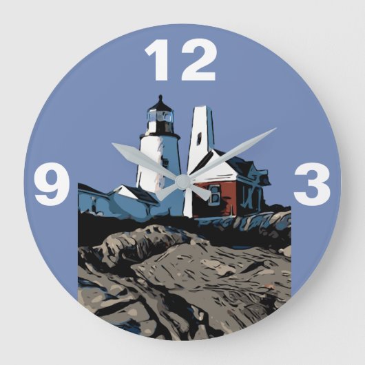 GRANDE HORLOGE RONDE LUMIÈRE DU POINT PEMAQUID (Recto)