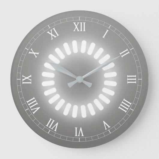 Grande Horloge Ronde Luminosité blanche (Recto)