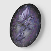 Grande Horloge Ronde Lune de dragon (Angle)