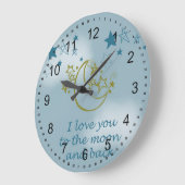 Grande Horloge Ronde Lune et dos (Angle)