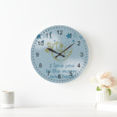 Grande Horloge Ronde Lune et dos (Maison)