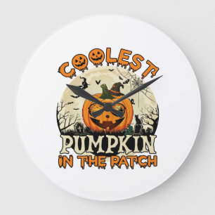 Grande Horloge Ronde Lunettes de soleil Coolest Pumpkin Patch Chapeau d