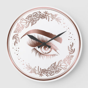 Grande Horloge Ronde Luxe Floral Lashes Makeup Artist