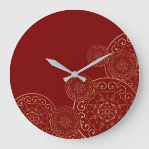 Grande Horloge Ronde Luxury Mandala 50
