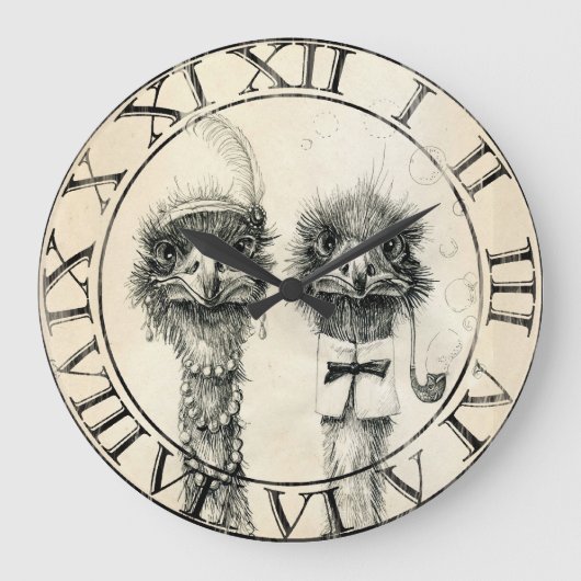Grande Horloge Ronde M. et Mme Ostrite (Recto)