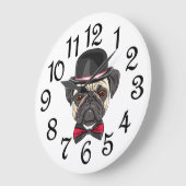 Grande Horloge Ronde M. Pug (Angle)