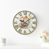 Grande Horloge Ronde Macaron (Maison)