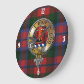Grande Horloge Ronde MacNaughton Tartan & Badge (Angle)