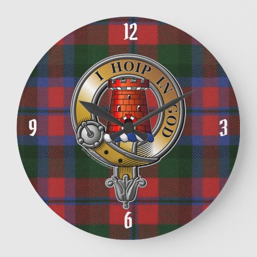 Grande Horloge Ronde MacNaughton Tartan & Badge (Recto)