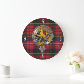 Grande Horloge Ronde MacPherson Tartan & Badge (Maison)