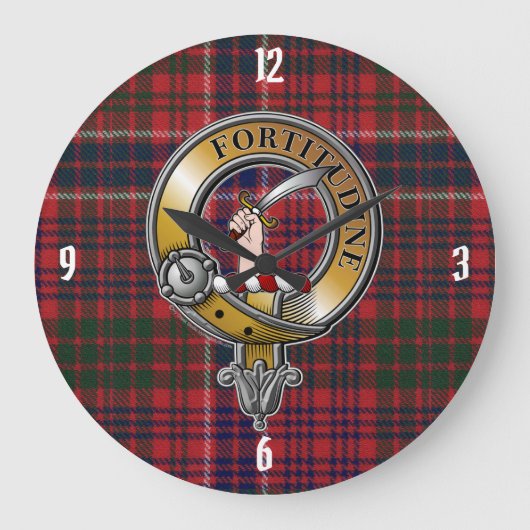 Grande Horloge Ronde MacRae Tartan & Badge (Recto)