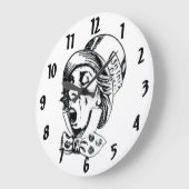 Grande Horloge Ronde Mad Hatter Speech (Angle)